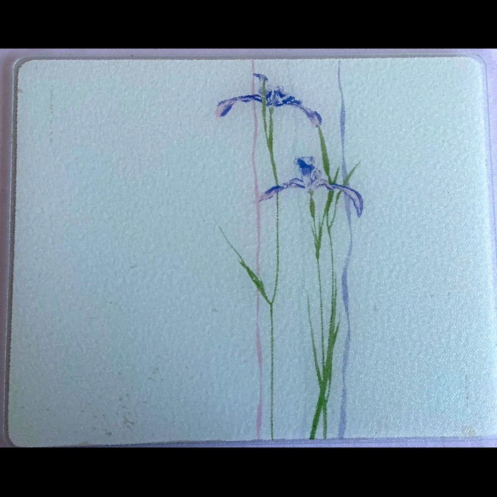 Glass Cutting Board Corelle Shadow Iris